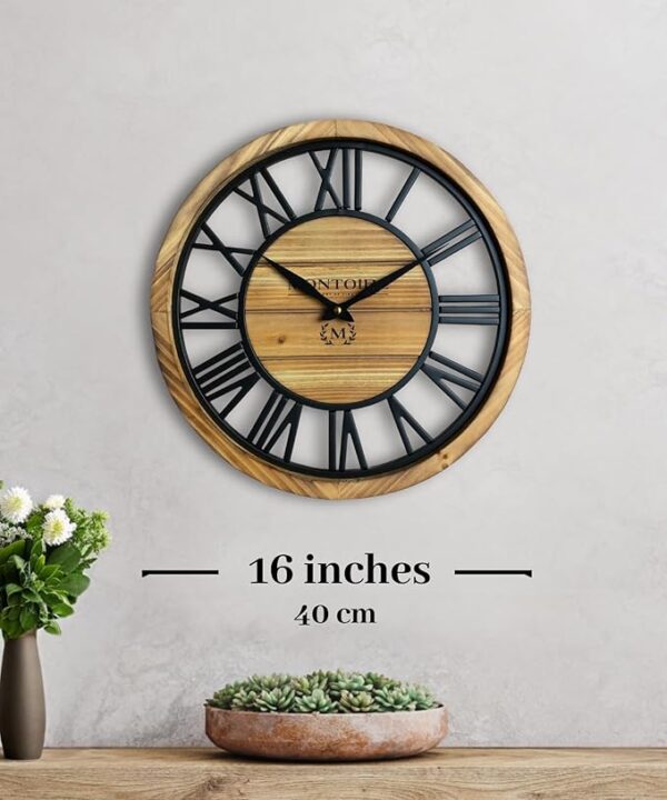 16 Inch Wall Clock - Farmhouse - Image 2